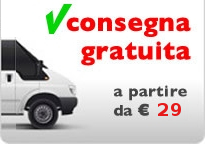 Consegna gratuita per ordini superiori a 15 euro