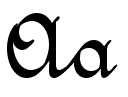 Anteprima del carattere amptmann-script