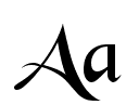 Anteprima del carattere black-chancery