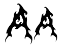 Anteprima del carattere dark-garden
