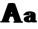 Anteprima del carattere geometric-serif-pw