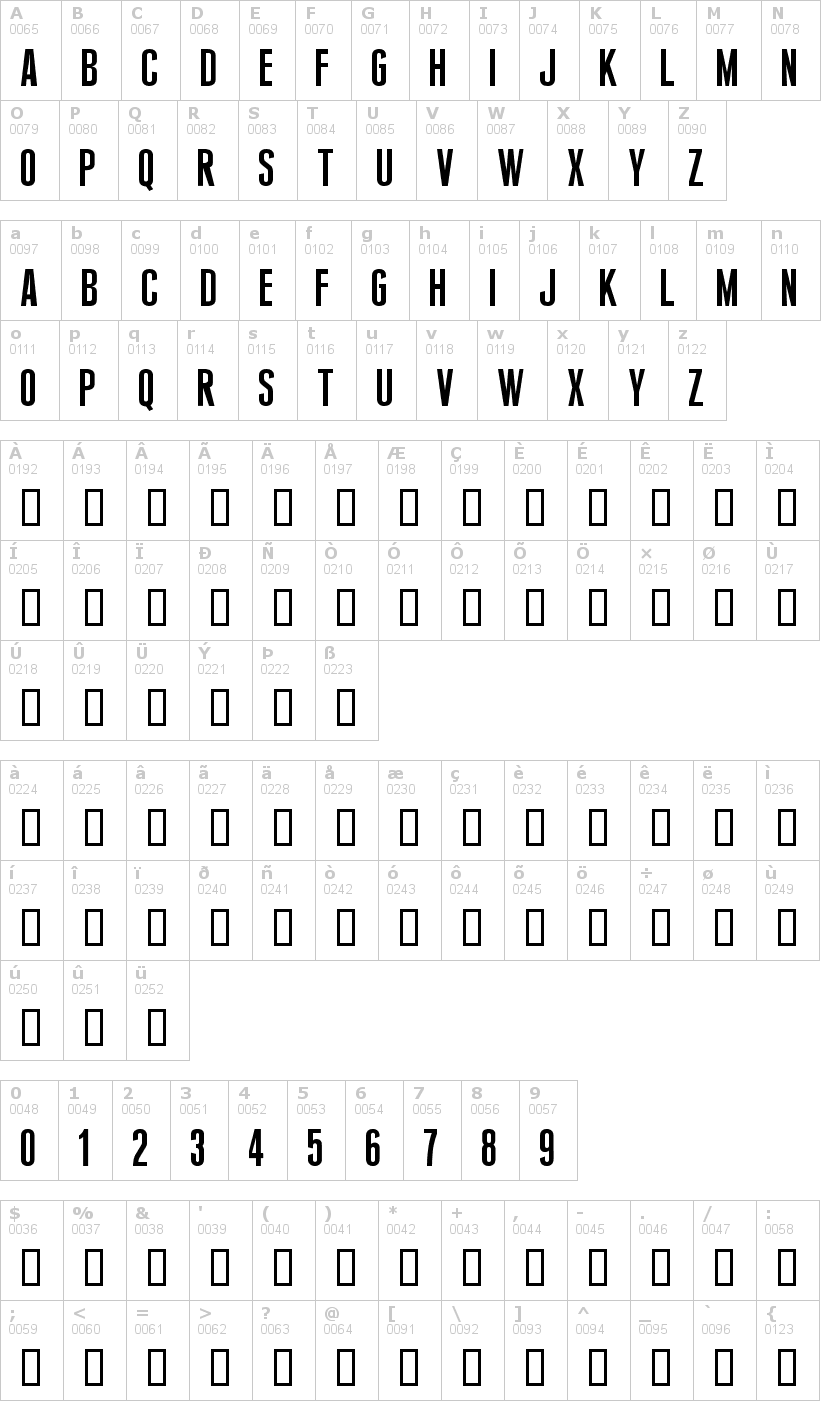 Lettere dell'alfabeto del font mlb-astros con le quali è possibile realizzare adesivi prespaziati
