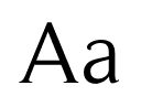 Anteprima del carattere romanserif