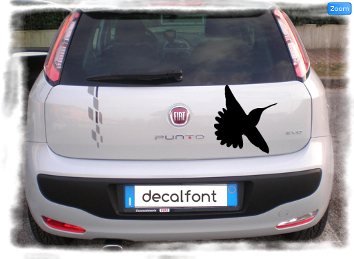 L'effetto dell'adesivo Colibri su una Fiat Punto