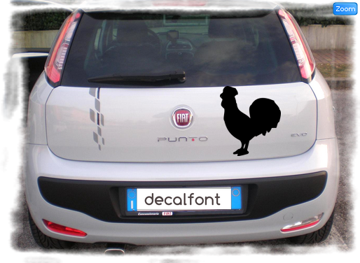 L'effetto dell'adesivo Gallina su una Fiat Punto