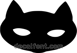 Adesivo Faccia del gatto