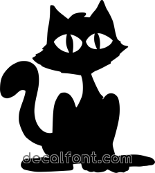 Adesivo Gatto solitario