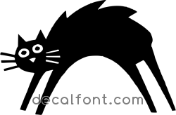 Adesivo Gatto pazzo