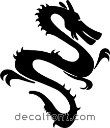 Adesivo Dragone