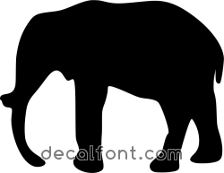 Adesivo Elefante 6