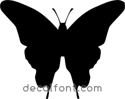Adesivo Farfalla 6