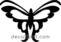 Adesivo Farfalla 9