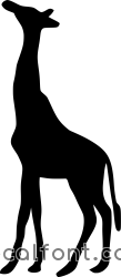 Adesivo Giraffa