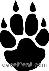 Adesivo Orma cane 3