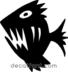 Adesivo piranha