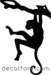 Adesivo Scimmia
