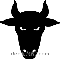 Adesivo Toro faccia