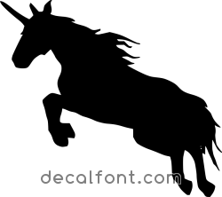 Adesivo Unicorno