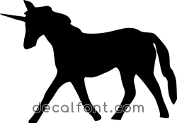 Adesivo Unicorno 2
