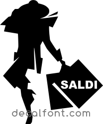 Adesivo Donna Saldi