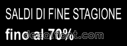 Adesivo Saldi fine stagione