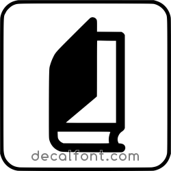 Adesivo negozio libri