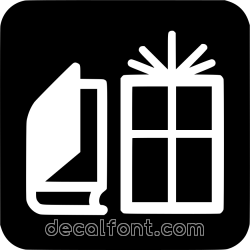 Adesivo Negozio souvenir libri