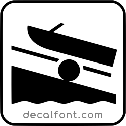 Adesivo Posto barca