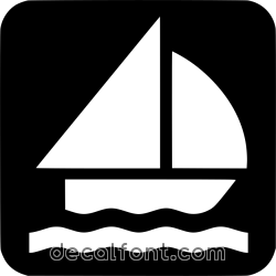 Adesivo Barca vela