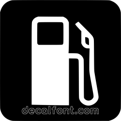 Adesivo Pompa carburante