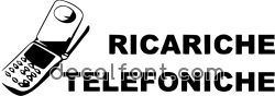 Adesivo Ricariche Telefoniche