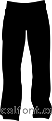 Adesivo Pantaloni uomo
