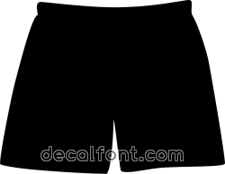 Adesivo Pantaloncini uomo