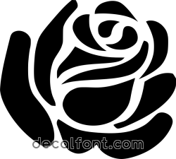 Adesivo vetrofania-rosa