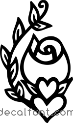 Adesivo rosa-tribale-adesivo