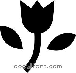 Adesivo tulipano-adesivo