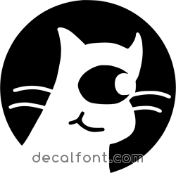 Adesivo Gatto alieno
