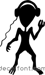 Adesivo Alieno dance