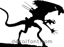 Adesivo Alien