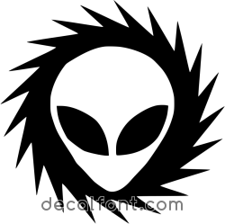 Adesivo Alieno ninja