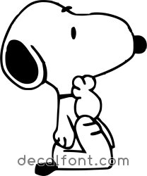 Adesivo Snoopy