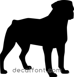Adesivo Rottweiler 2