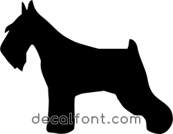 Adesivo Schnauzer