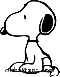 Adesivo Snoopy 3