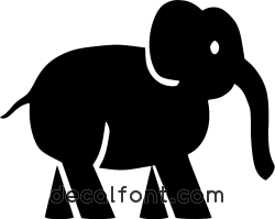 Adesivo Elefante 3