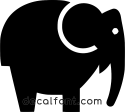 Adesivo Elefante 5