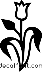 Adesivo tulipano-sticker