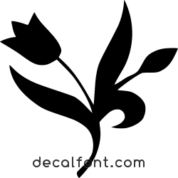 Adesivo tulipano-vetrofania