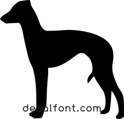 Adesivo Italiangreyhound